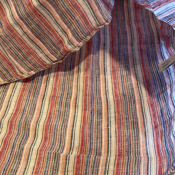 B0620 Linen Button Down Shirt Size Large similar to Frank & Eileee fall - Picture 3 of 7